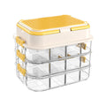 Building block storage box - small brick lego organizer - parts sorting & compartmentalized storage - kids' toy storage box