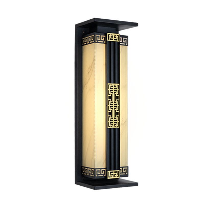 New outdoor solar wall lights - waterproof garden lighting for home, hotel, and courtyard use - perfect for mounting on both sides of gates