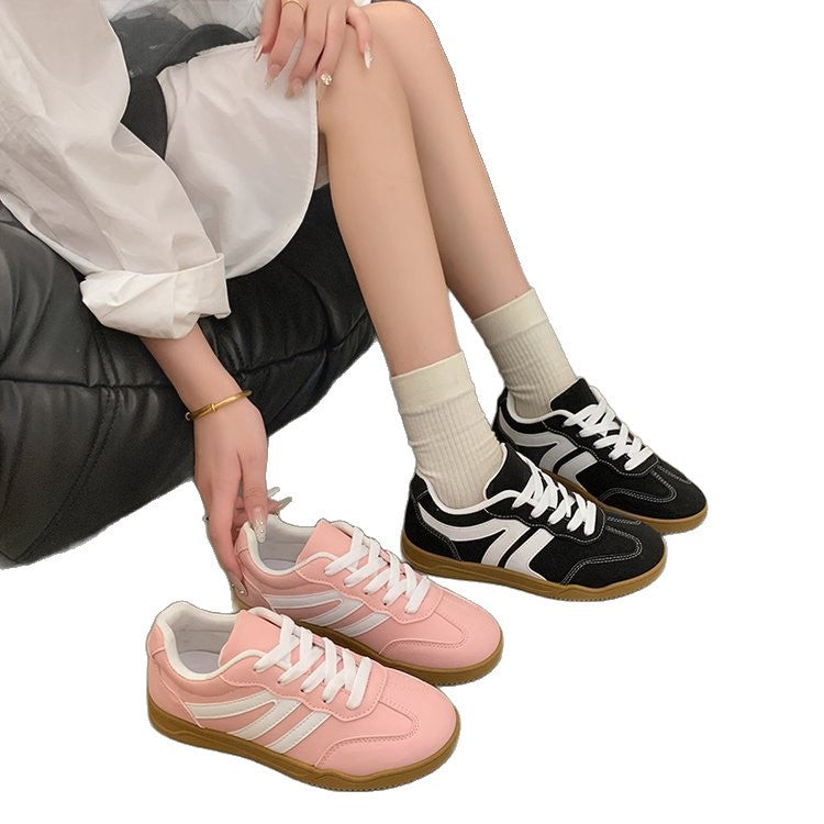 plus size women's german training shoes sneakers  new arrivalfashionretro color matching flatsflats women's wholesale