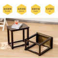 Thickened tea room stool low stool new chinoiserie small square stool for home small stool bamboo stool living room small bench tea table stool