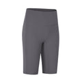 Spring/summer new arrival: seamless double-sided brushed yoga shorts - high-waisted, stretchy, outdoor sports capris for women (model: dk066)
