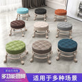 Pulley low stool with universal wheel small stool for home beautiful sewing kids toddler changing shoes wiping floor coffee table baby round stool
