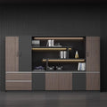 Filing cabinet office background cabinet bookcase storage office wooden modern file cabinet with lock