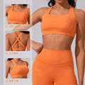 Fashion cloud feeling high intensity sports intimates women's running bubble wrap high elastic yoga vest outdoor fitness sports bra