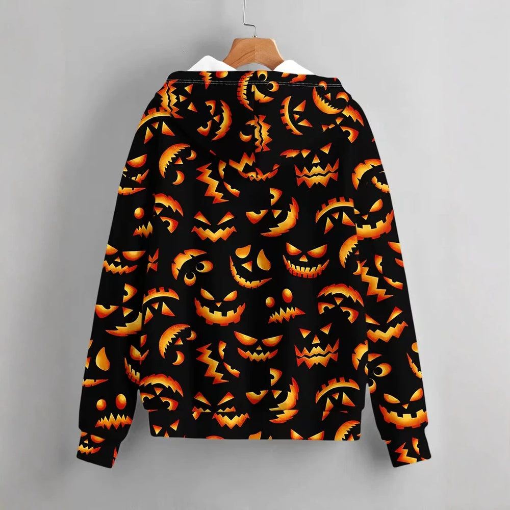 hot-selling plus-size women's zip-up hoodie, new casual long-sleeve hooded sweatshirt jacket, dropshipping available