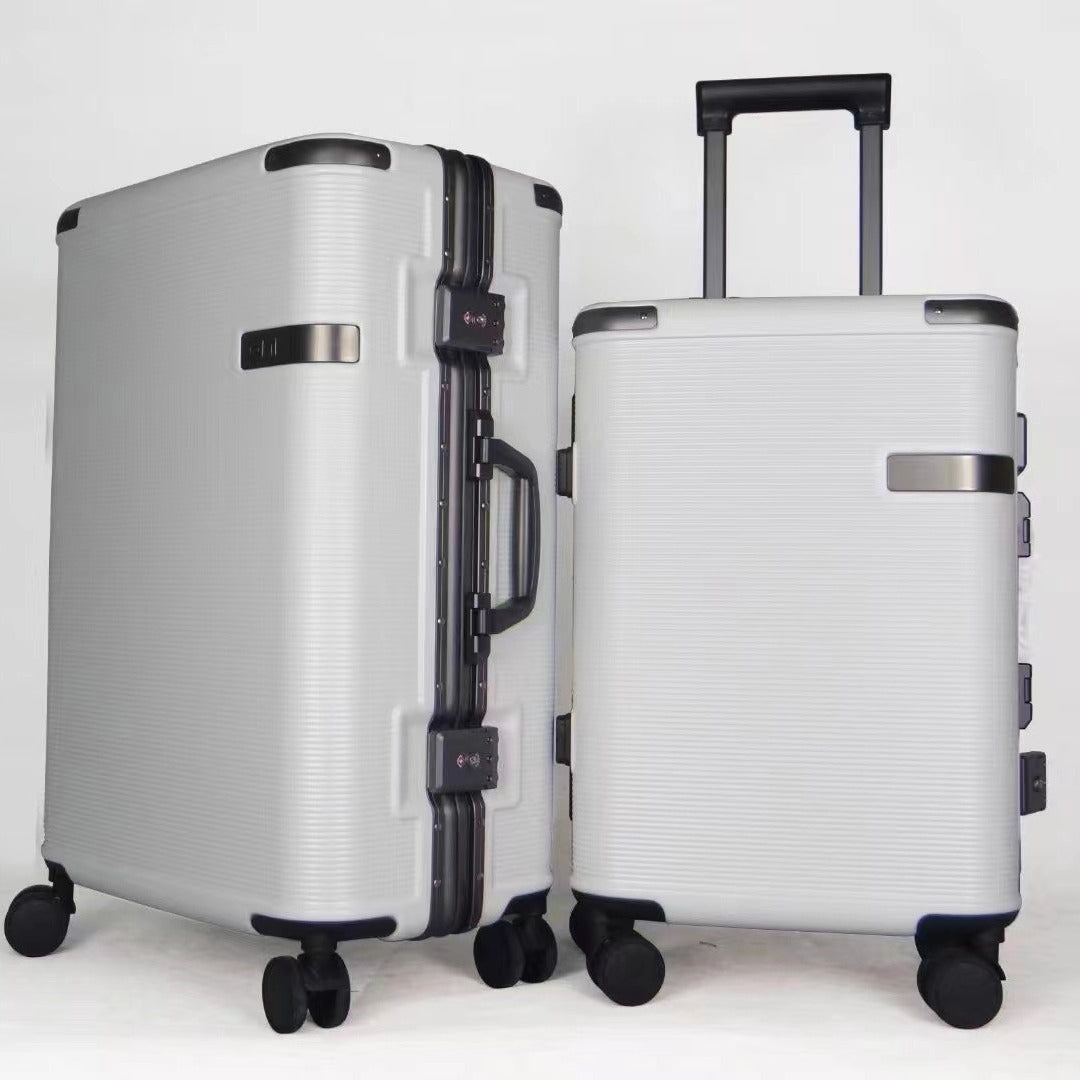 Luggage 20-inch business boarding travel 24-inch large-capacity pc scratch-resistant and wear-resistant universal wheel aluminum frame trolley case