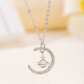 2024 new cross-border e-commerce jewelry: versatile diamond-studded butterfly pendant women's alloy rabbit necklace - wholesale