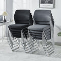 Mesh fabric office chair for computer training, conference room, and extended sitting – ergonomic, minimalist design with mahjong armrests, breathable and suitable for reception areas