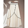 Xibo women's clothing  summer new arrival: popular, high-end, and designer long dress - spring collection, high-waisted, slimming, white