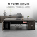 Boss desk and chair set, two-person office desk, integrated financial computer desk, double seater face-to-face manager's office, modern style