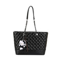 Large capacity retro diamond quilted chain women's bag autumn/winter solid color commuter tote cross-border new small chanel-style shoulder bag