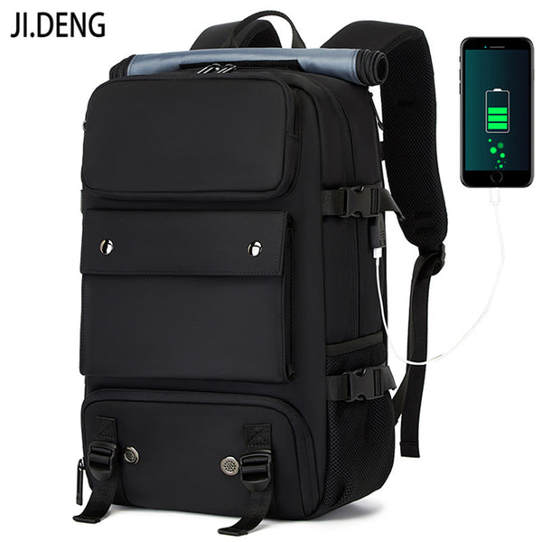 Unisex Large Capacity Outdoor Travel Backpack Multifunctional Anti-splashing Computer Backpack Lightweight Student School Bag