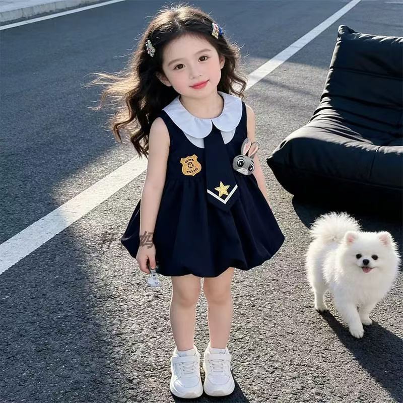 Summer super cute baby girl baby clothes one-piece skirt summer dress style outwear