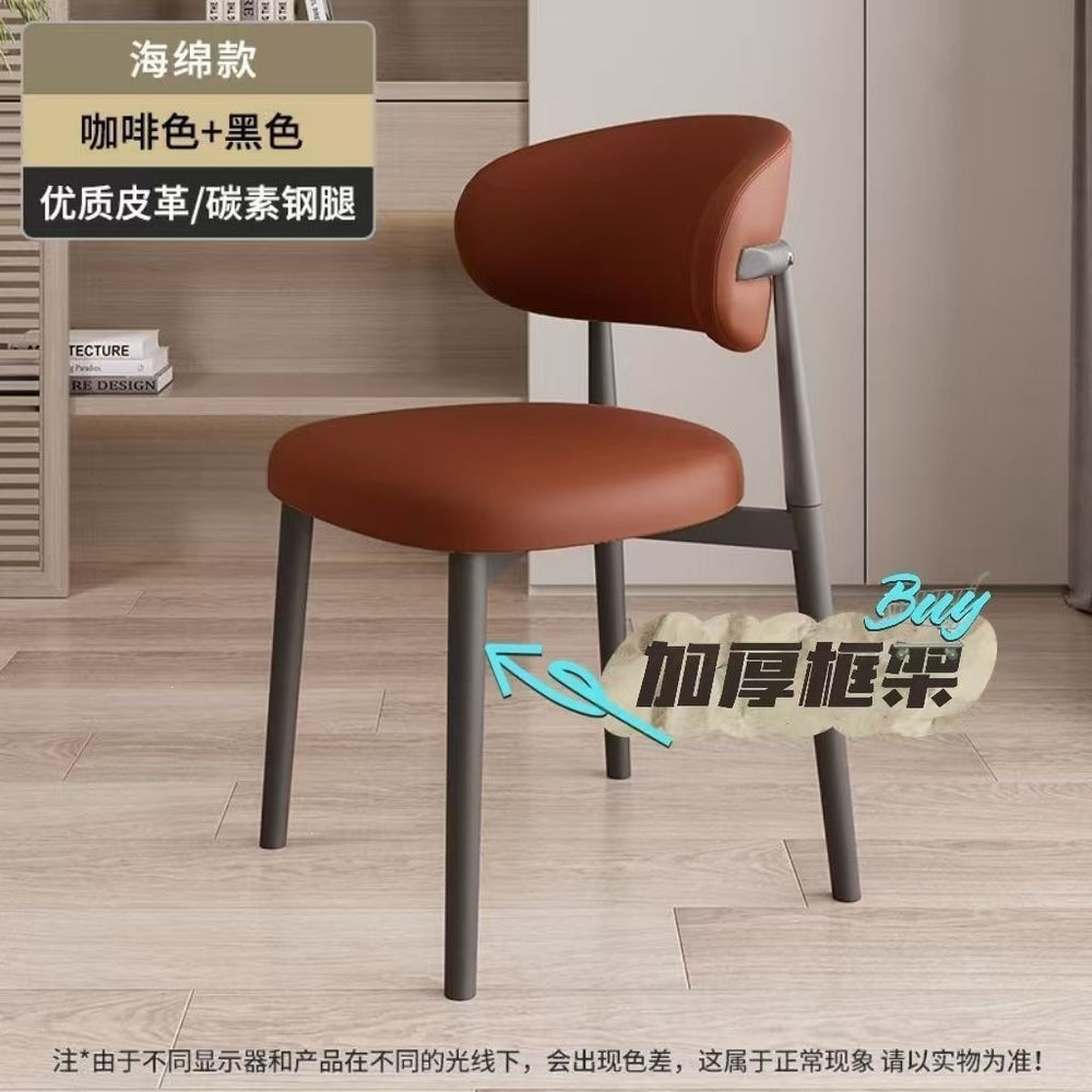 Dining chair training chair backrest stool accessible luxuryclassy rental room dining room italian iron casual training chair no