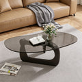 Internet celebrity designer yaguchi yu glass coffee table living room accessible luxury small apartment for home creative classy sofa side table