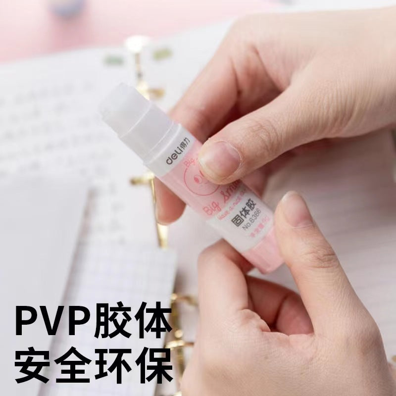 Deli Stationery 6366 Solid Glue Cartoon 9g Solid Glue Stick Children's Elementary School Students Handmade Viscose Solid Glue