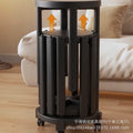 Solid wood stackable combination coffee table living room for home jenga stool round stool dining table with pulley chair small stool