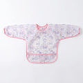 Kidslong sleeveswaterproof smock eating bib infant anti-dirty clothing food supplement apron children's painting waterproof rice pocket