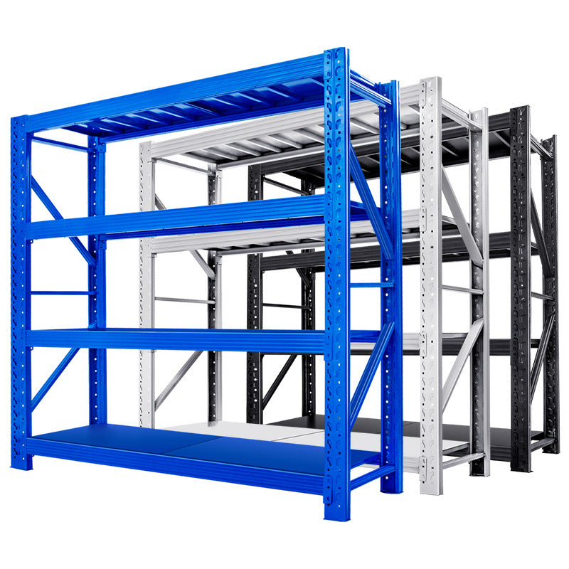 Warehouse shelves Warehouse multi-layer shelves Household storage shelves Express goods shelves Iron shelves Heavy-duty shelves Customization