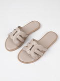 Summer slippers women's internet celebrity new korean style casual non-slipeasiest for match flats one-line slippers fashion sandals women's outwear
