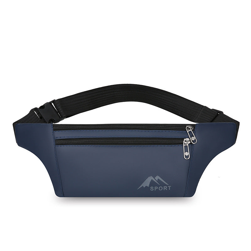 Foreign trade sports leisure fanny pack running cycling fitness mobile phone bag multi-function portable light shoulder messenger bag tide