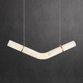 new restaurant imitation marble chandelier round stylish designer sample room art house ring living room lamp
