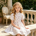 girls' dresses summer toddler  new floral print dress summer outfit kids girls chic princess dress