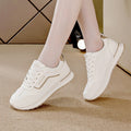 plus size women's soft sole athletic shoes - new spring/autumn versatile white sneakers - lightweight casual running shoes