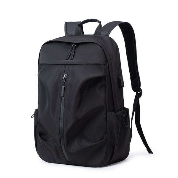 School bag female college student Japanese ins classic solid color Harajuku student backpack wholesale large capacity versatile backpack