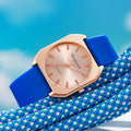 Stylish square minimalist quartz silicone strap watch - a high-value gift for students and women