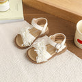 Vancahao  new girls' sandals - korean style rhinestone bow princess sandals for toddlers and little girls, perfect for the beach