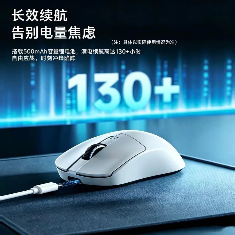 Xinmeng m1 e-sports gaming wireless tri-mode mouse - desktop pc, laptop, office & business - rechargeable, high-capacity battery