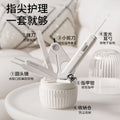 Shield dad anti-pinch baby nail scissors suit baby small scissors kids nail clippers nail polisher storage