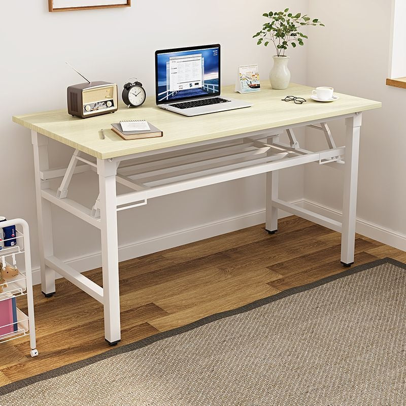 Foldable computer desk desktop desk casual modern home office table bedroom simple study table writing desk