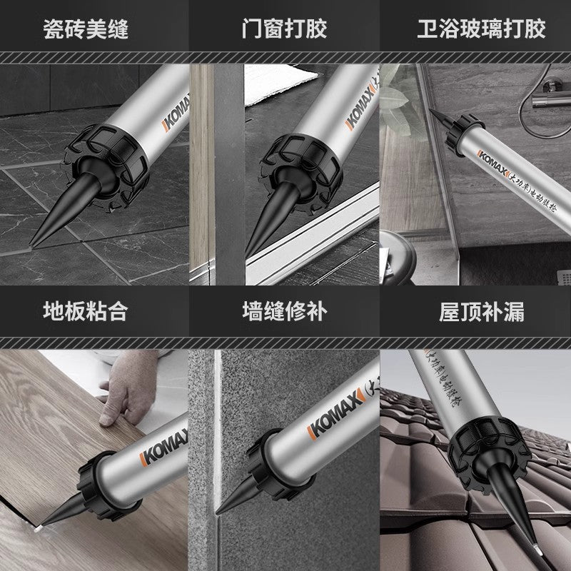 Electric glass glue gun, soft and hard glue dual-use rechargeable lithium battery hot melt glue gun, industrial-grade fully automatic glue dispensing tool
