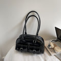 2025 fashion easiest for match new arrivalretro boston pillow bag maillard shoulder large capacity armpit bag