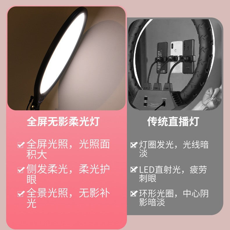 Cross-border Internet celebrity whitening live broadcast filling light live broadcast special lighting light desktop beauty soft light flat surface light