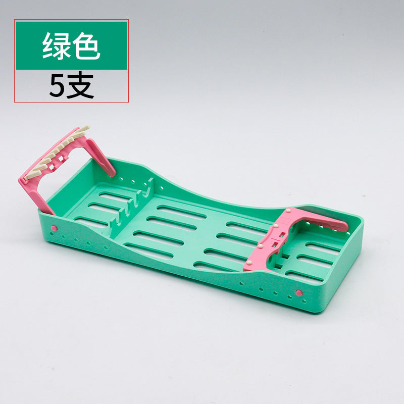 Dental instrument disinfection box, disinfection rack, oral instrument management box, filler tool box 5 pcs 10 pcs