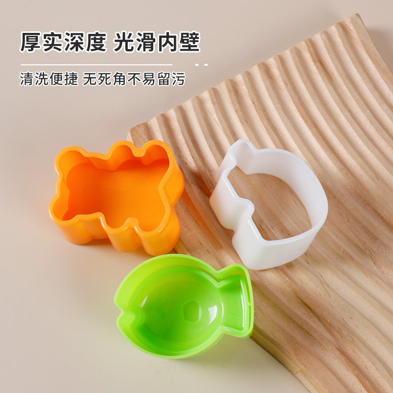 Amazon's best-selling bear and fish rice ball mold, baby elephant, kids' cartoon kitchen mold, wholesale from the manufacturer