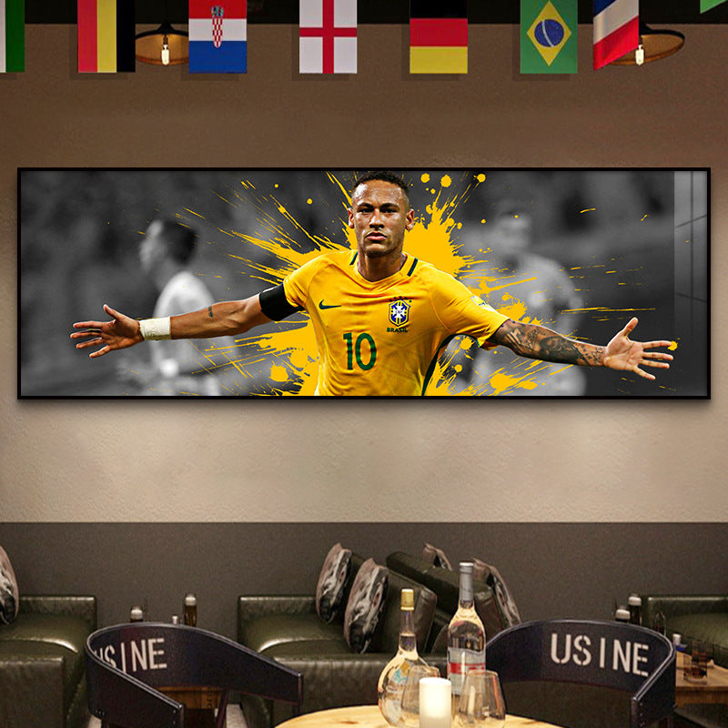 2024 Spain wins the championship decorative painting European Cup Cristiano Ronaldo poster hanging painting sports color store wall football star decoration