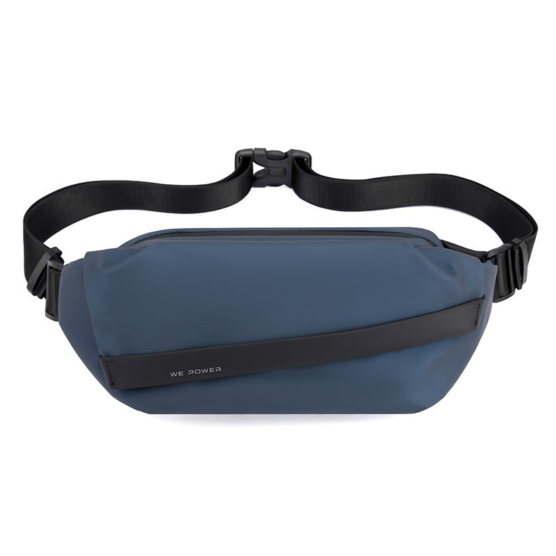Factory direct sales of new trendy men's breast bags, Korean version of anti-splashing messenger bags, fashionable business men's bags,  special supply
