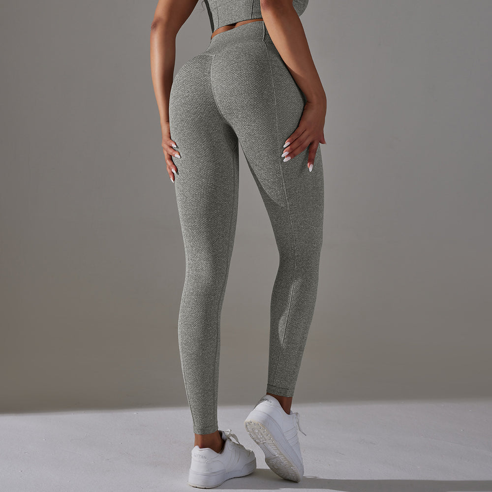 European and american new multi-panel seamless yoga pants - high waist, tummy control, butt lift, compression leggings - breathable workout running fitness pants