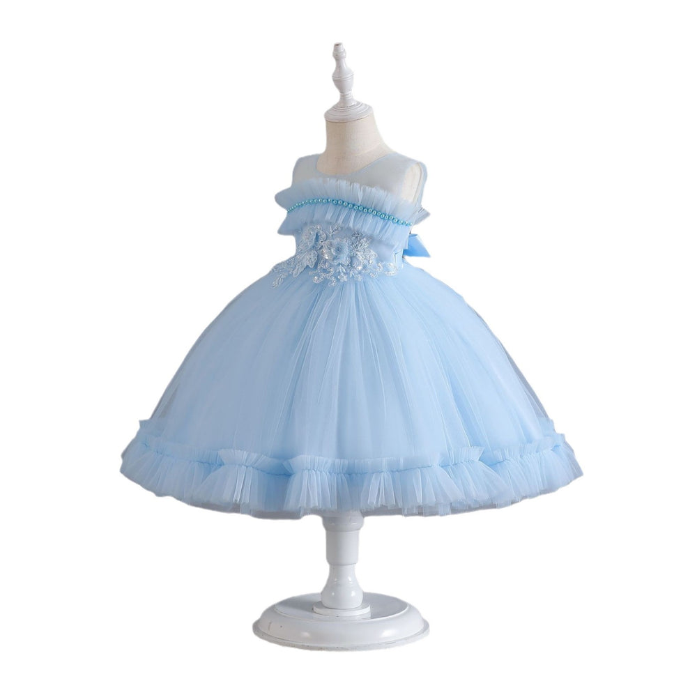 Export children's sequin lace princess dress for baby girls' first birthday - baby dress