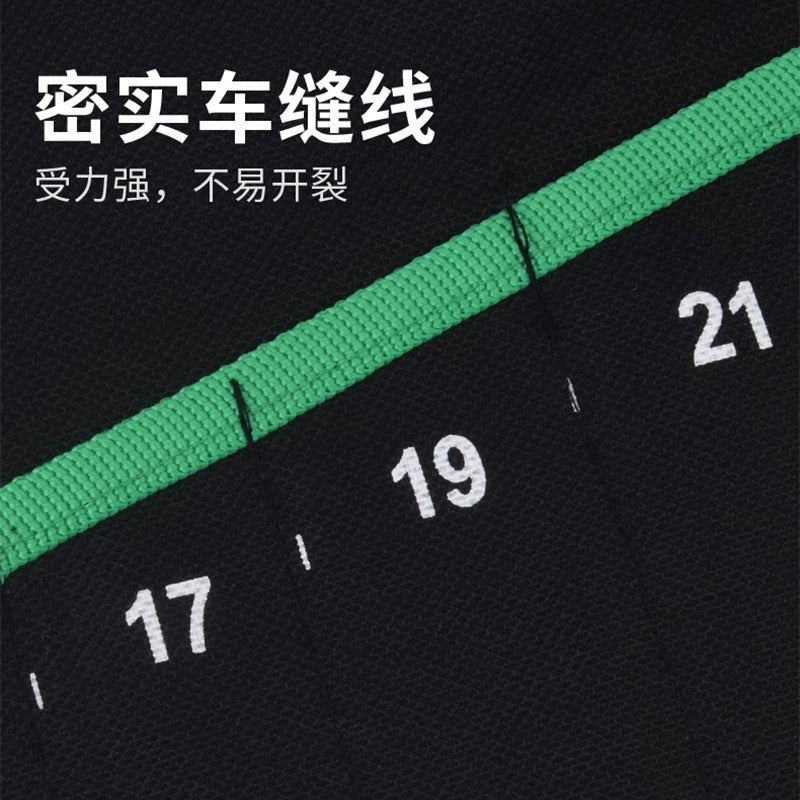 Bao lian dual-purpose wrench storage bag opening torx wrench storage bag thickened canvas bag multi-functional tool bag