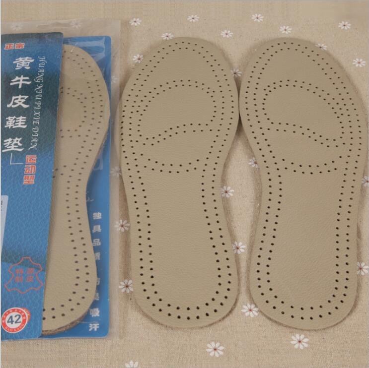 Gift leather insoles