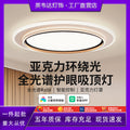 Full spectrum led eye-care ceiling light - modern minimalist ultra-thin bedroom fixture - master bedroom 2025 new round design