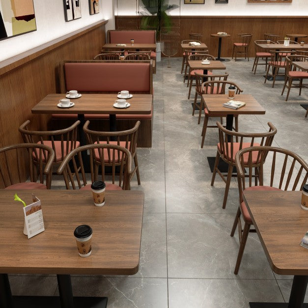 Customized restaurant card seat sofa Commercial tea house Hotel catering store Storage card sitting table Hot pot shop tables and chairs