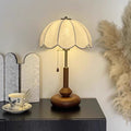 Mushroom table lamp bedroom bedside lamp retro bauhaus old shanghai study decoration ornaments atmosphere lamp solid wood lamp