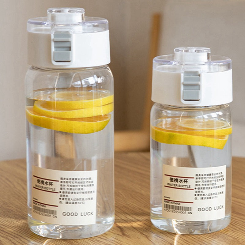 Muji replacement portable plastic cup with tea separator, high temperature resistance, anti-fall, good-looking summercasual sports cup