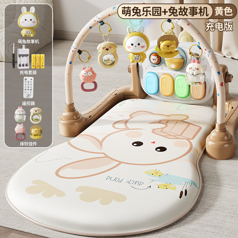 Baby toy foot pedal piano gym activity center for newborns and infants (0-1 year olds, 6 months+), educational musical early learning gift
